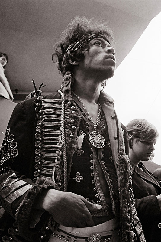 Jimi Hendrix beim Monterey Pop Festival, 1967