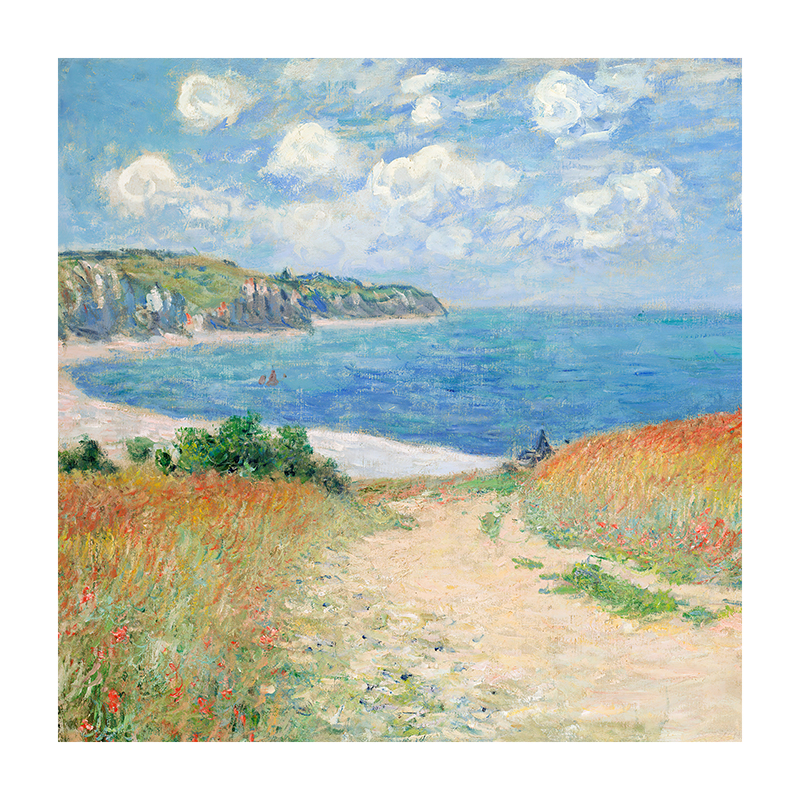 Claude Monet - Path in the Wheat Fields at Pourville