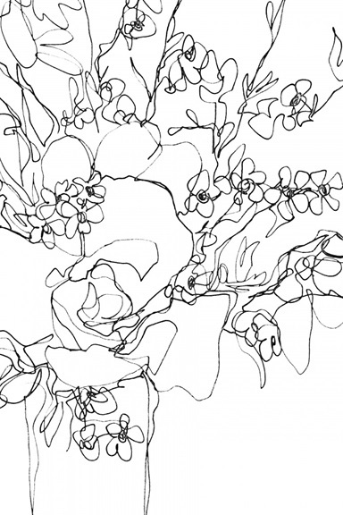 Flower Bouquet Sketch Nr. 1