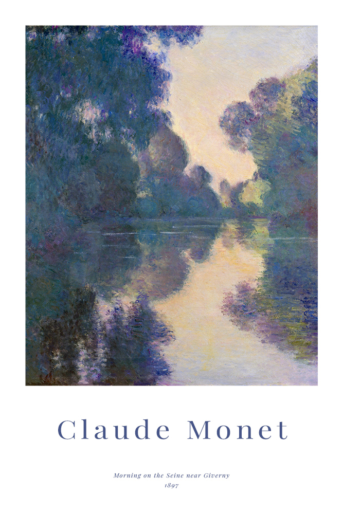 Claude Monet - Morning on the Seine near Giverny