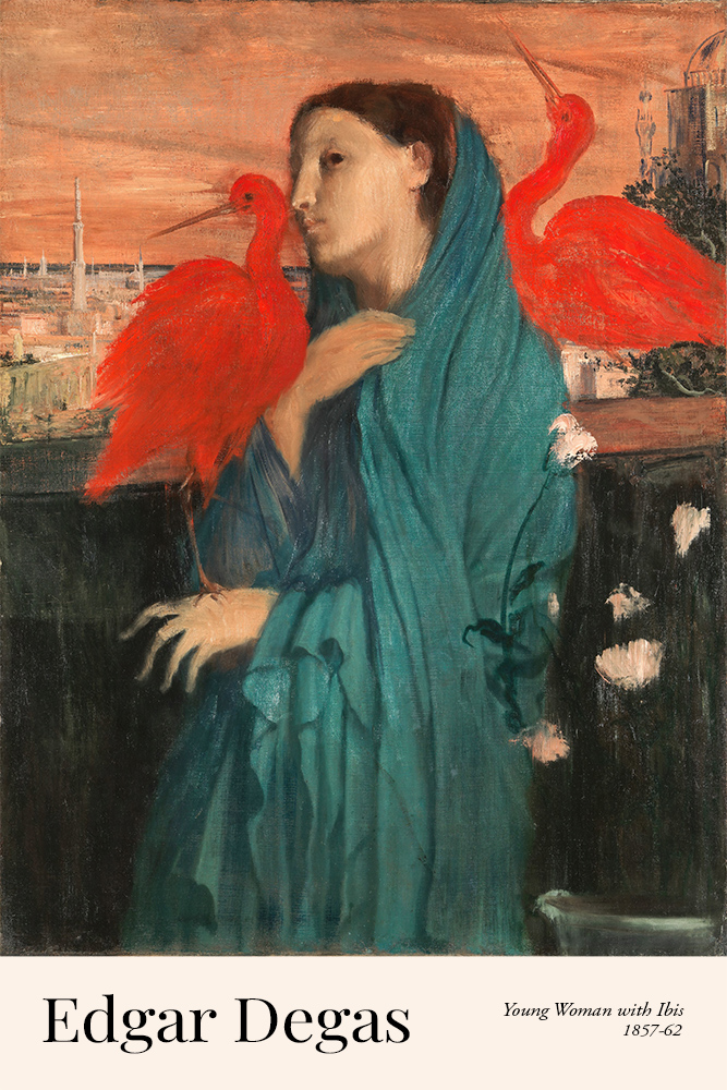 Edgar Degas - Young Woman with Ibis
