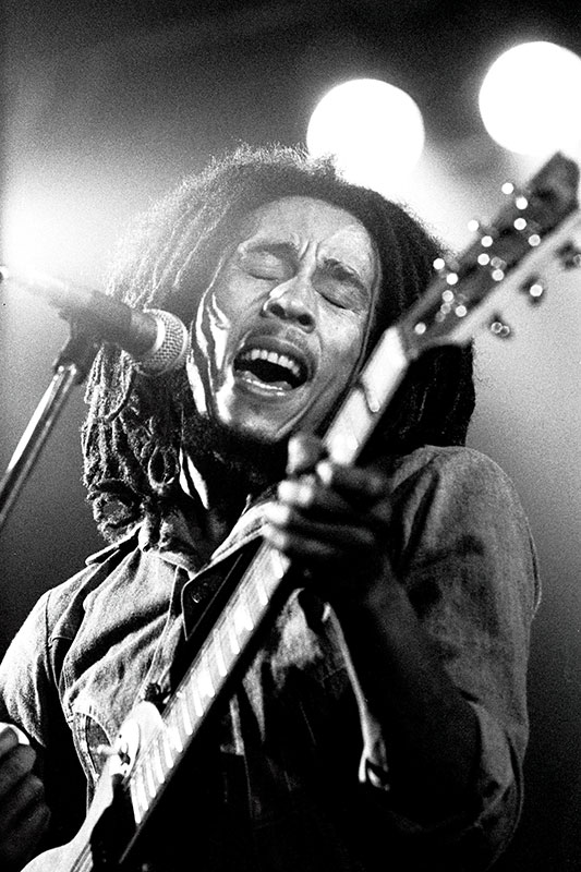Bob Marley im Konzert, 1976
